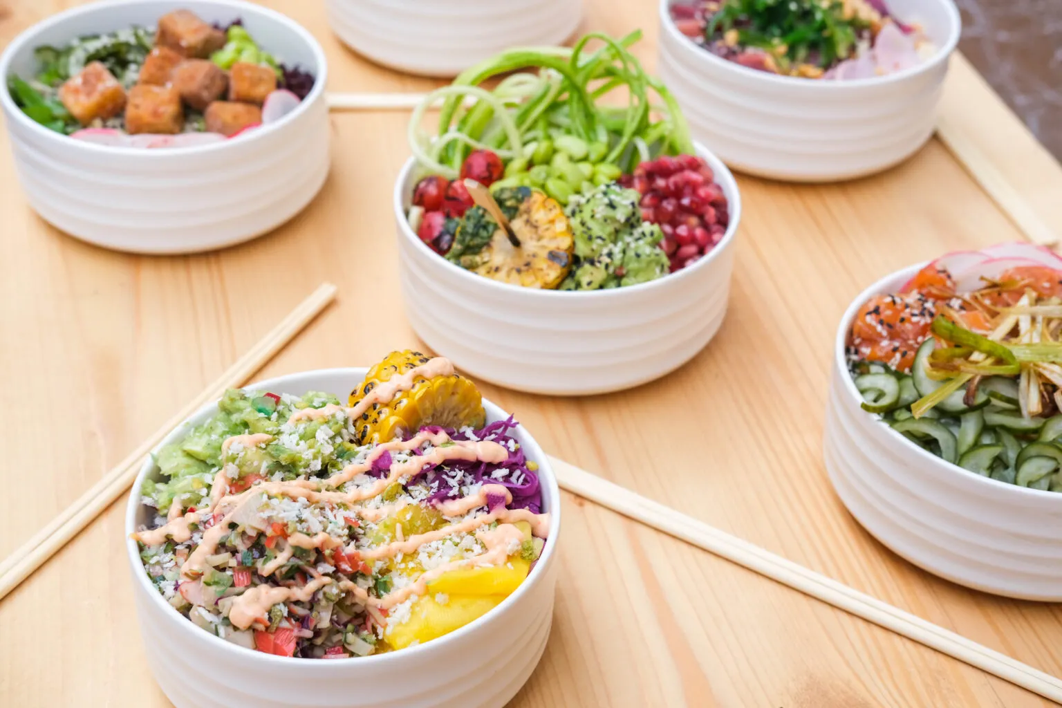 STEL ZELF JE POKE BOWL SAMEN -(groot)